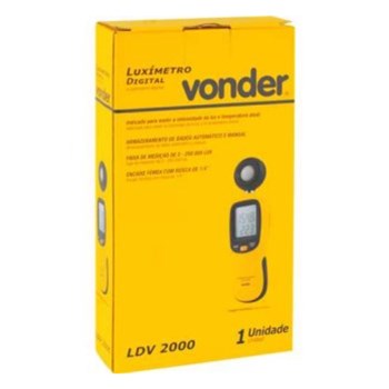 LUXIMETRO DIGITAL LDV2000 - VONDER