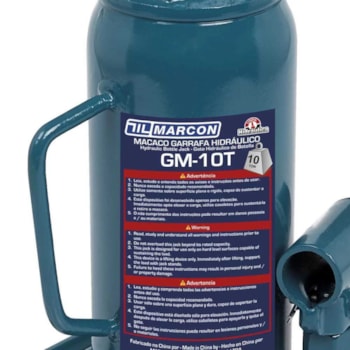 MACACO GARRAFA HIDRÁULICO 10 TONELADAS- GM-10T MARCON MACACO GARRAFA HIDRÁULICO 10 TONELADAS- GM-10T MARCON