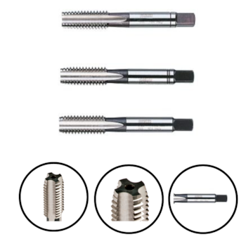 MACHO MANUAL JOGO C/ 3 DIN352 M4 E100 - E100M4NO8 DORMER MACHO MANUAL JOGO C/ 3 DIN352 M4 E100 - E100M4NO8 DORMER