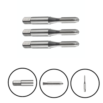 MACHO MANUAL JOGO C/ 3 DIN352 M8 E100 - E100M8NO8 DORMER MACHO MANUAL JOGO C/ 3 DIN352 M8 E100 - E100M8NO8 DORMER