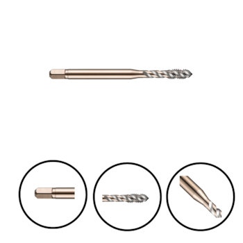MACHO MÁQUINA HELICOIDAL M18 E002 ISO 529 - E002M18 DORMER MACHO MÁQUINA HELICOIDAL M18 E002 ISO 529 - E002M18 DORMER