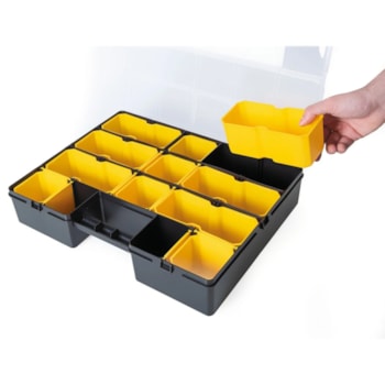 MALETA PLÁSTICA ORGANIZADORA 17" COM MÓDULOS DIVISORES - 43805015 TRAMONTINA MALETA PLÁSTICA ORGANIZADORA 17" COM MÓDULOS DIVISORES - 43805015 TRAMONTINA