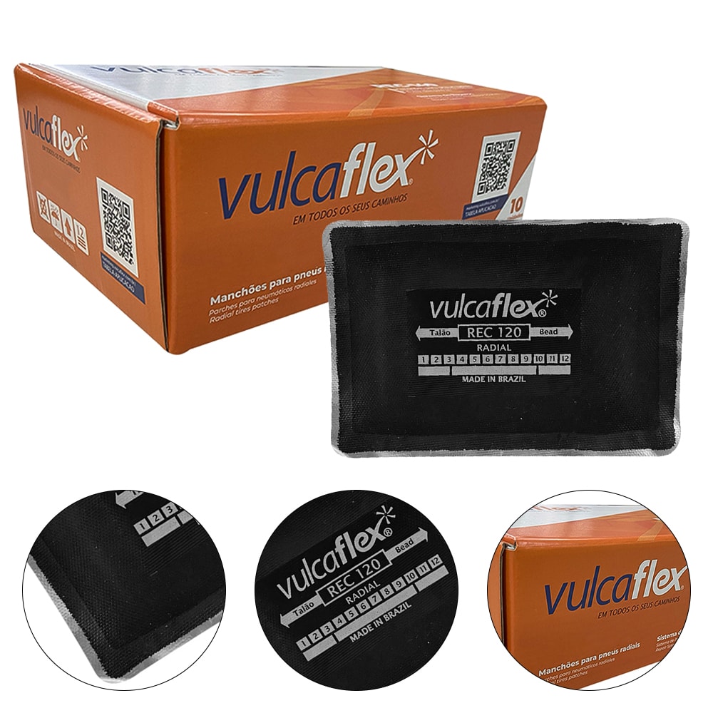 MANCHÃO REC 120 80X125MM - 2066 VULCAFLEX - HBR Flex