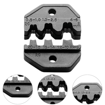 MANDIBULA / MORDENTE PARA ALICATE CRIMPADOR MODELO B 0,5 A 6MM2 - 44056102 TRAMONTINA PRO