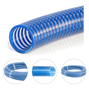 MANGUEIRA DE SUCCAO LIGHT AZUL 3" X 50MT 70PSI - HIMAFLEX