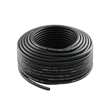 MANGUEIRA RUBBER AR / AGUA PRETA 5/16" 300PSI COM 100 METROS - HIMAFLEX