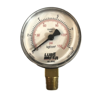 MANÔMETRO DE 150 LBS 60MM - 00036 LUBEFER MANÔMETRO DE 150 LBS 60MM - 00036 LUBEFER