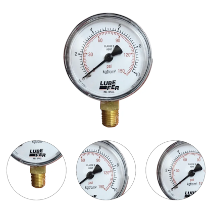 MANOMETRO DE 150 LBS 60MM LUB-36 - LUBEFER