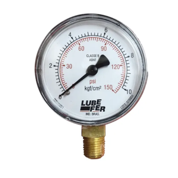 MANOMETRO DE 150 LBS 60MM LUB-36 - LUBEFER