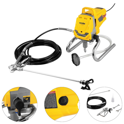 MÁQUINA DE PINTURA AIRLESS 1010W MPA1010 - 6220110220 VONDER MÁQUINA DE PINTURA AIRLESS 1010W MPA1010 - 6220110220 VONDER