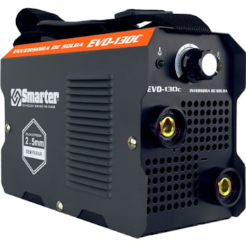 MÁQUINA DE SOLDA INVERSORA PORTÁTIL 130A SMARTER EVO-130C MÁQUINA DE SOLDA INVERSORA PORTÁTIL 130A SMARTER EVO-130C
