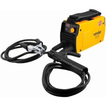 MÁQUINA DE SOLDA TIG PORTÁTIL + MÁSCARA DE SOLDA - RIV 120 VONDER Voltagem:220V