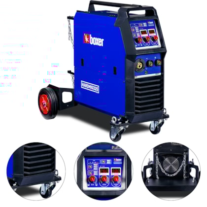 MÁQUINA INVERSORA DE SOLDA 300A MULTIPROCESSO HARDMIG 325 FLEX 380V - 2005023 BOXER MÁQUINA INVERSORA DE SOLDA 300A MULTIPROCESSO HARDMIG 325 FLEX 380V - 2005023 BOXER