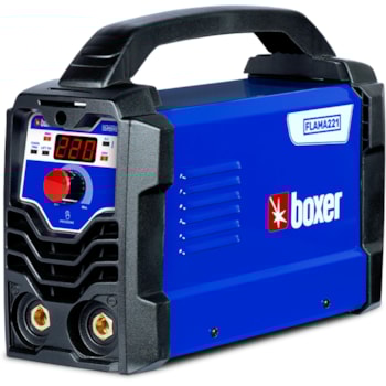 MÁQUINA INVERSORA DE SOLDA FLAMA 221 TIG 220A COM DISPLAY DIGITAL - 1005017 BOXER MÁQUINA INVERSORA DE SOLDA FLAMA 221 TIG 220A COM DISPLAY DIGITAL - 1005017 BOXER