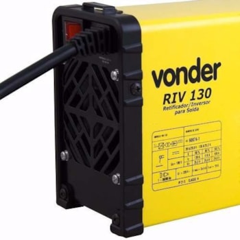 MÁQUINA INVERSORA DE SOLDA RETIFICADORA RIV130 - 6878130220 Voltagem:127V