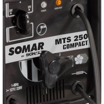 Maquina Solda Mt 250 Ah Compacta Somar (by Schulz) Bi-volts