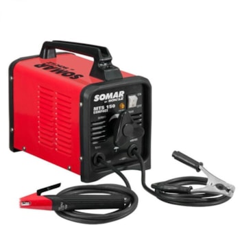 MÁQUINA TRANSFORMADOR DE SOLDA MTS150 COMPACT SOMAR BY-SCHULZ Voltagem:220V MÁQUINA TRANSFORMADOR DE SOLDA MTS150 COMPACT SOMAR BY-SCHULZ Voltagem:220V
