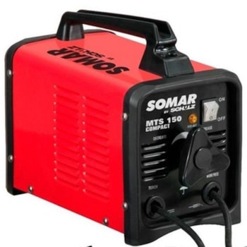 MÁQUINA TRANSFORMADOR DE SOLDA MTS150 COMPACT SOMAR BY-SCHULZ Voltagem:220V