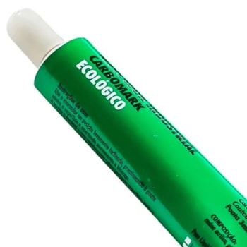 MARCADOR INDUSTRIAL CARBOMARK BISNAGA DE ALUMÍNIO 3MM BRANCO - 11202411 CARBOGRAFITE