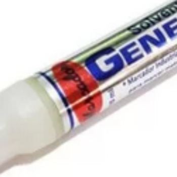 MARCADOR TIPO CANETA GENERAL MARK 10ML BASE SOLVENTE BRANCO - M06-GMBR-10 BADEN