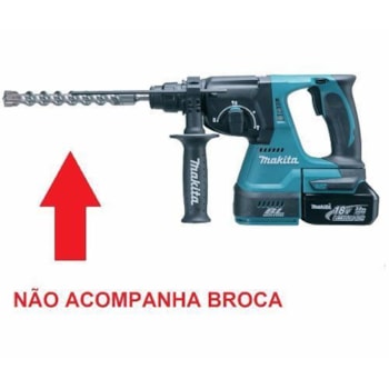 MARTELETE COMBINADO 24MM 18V LI-ION - DHR242RFE - MAKITA Voltagem:BIVOLT MARTELETE COMBINADO 24MM 18V LI-ION - DHR242RFE - MAKITA Voltagem:BIVOLT