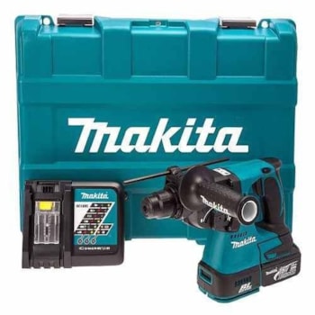 MARTELETE COMBINADO 24MM 18V LI-ION - DHR242RFE - MAKITA Voltagem:BIVOLT MARTELETE COMBINADO 24MM 18V LI-ION - DHR242RFE - MAKITA Voltagem:BIVOLT