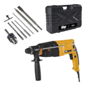 MARTELETE PERFURADOR ROMPEDOR 900W SDS PLUS 3KG 3J EMPR900K 220V COM ACESSORIOS E MALETA - WAP