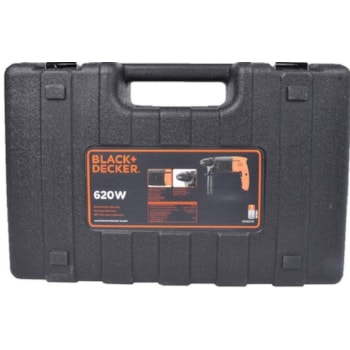 MARTELETE PERFURADOR SDS PLUS 1,34J - 620W KD620K BLACK + DECKER MARTELETE PERFURADOR SDS PLUS 1,34J - 620W KD620K BLACK + DECKER