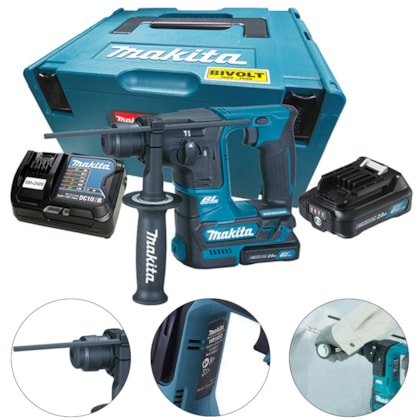 MARTELETE ROTATIVO A BATERIA 12V - HR166DSAJ MAKITA MARTELETE ROTATIVO A BATERIA 12V - HR166DSAJ MAKITA