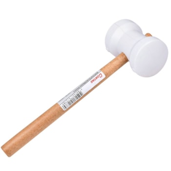 MARTELO DE BORRACHA BRANCO 60MM - 61278 CORTAG