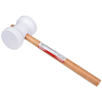 MARTELO DE BORRACHA BRANCO 60MM - 61278 CORTAG