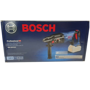 MARTELO PERFURADOR SEM BATERIA 18V GBH 18V26D - 611916001 BOSCH