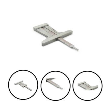 MEDIDOR DE DESGASTE METAL 50MM - 6179 VULCANBOR MEDIDOR DE DESGASTE METAL 50MM - 6179 VULCANBOR