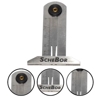 MEDIDOR DE PROFUNDIDADE BANDA DE RODAGEM AÇO INOX (0 A 50MM) - R7705004I SCHEBOR MEDIDOR DE PROFUNDIDADE BANDA DE RODAGEM AÇO INOX (0 A 50MM) - R7705004I SCHEBOR