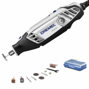 MICRO RETÍFICA 3000 COM 10 ACESSÓRIOS - F0133000PC000 DREMEL MICRO RETÍFICA 3000 COM 10 ACESSÓRIOS - F0133000PC000 DREMEL