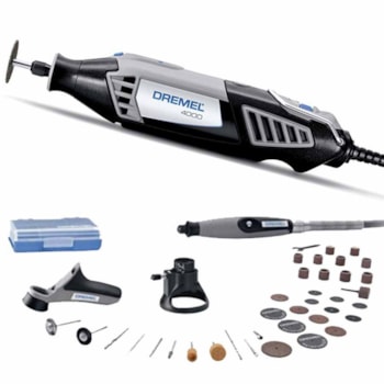 MICRO RETÍFICA DREMEL 4000 COM 36 ACESSORIOS - F0134000NC DREMEL