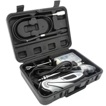 MICRO RETÍFICA MULTIUSO 130 W + 199 ACESSÓRIOS - 21143 RAZI MICRO RETÍFICA MULTIUSO 130 W + 199 ACESSÓRIOS - 21143 RAZI