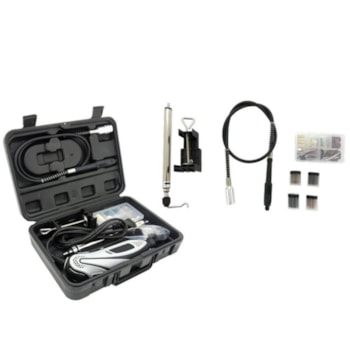 MICRO RETÍFICA MULTIUSO 130 W + 199 ACESSÓRIOS - 21143 RAZI MICRO RETÍFICA MULTIUSO 130 W + 199 ACESSÓRIOS - 21143 RAZI