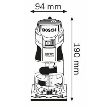 MINI TUPIA LAMINADORA 600 W - BOSCH GKF 600 Voltagem:220V