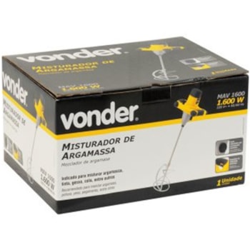 MISTURADOR DE ARGAMASSA 1600W MAV 1600 - VONDER MISTURADOR DE ARGAMASSA 1600W MAV 1600 - VONDER