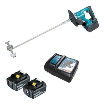 MISTURADOR DE TINTA E MASSA A BATERIA 18V - DUT130RTE MAKITA MISTURADOR DE TINTA E MASSA A BATERIA 18V - DUT130RTE MAKITA