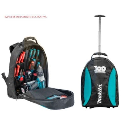 MOCHILA MAKITA COM RODAS PARA FERRAMENTAS - 66-992