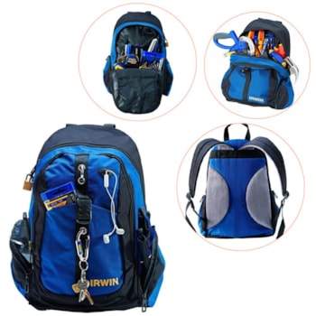 MOCHILA PARA FERRAMENTAS 14 POLEGADAS - 1868158 IRWIN MOCHILA PARA FERRAMENTAS 14 POLEGADAS - 1868158 IRWIN