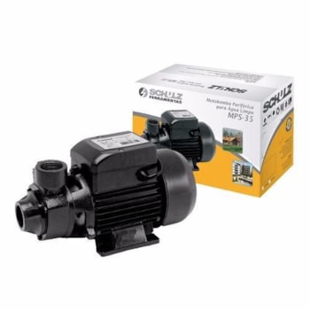 Moto Bomba D'agua Periférica Para Poço 0,5cv - Mps35 Schulz Moto Bomba D'agua Periférica Para Poço 0,5cv - Mps35 Schulz