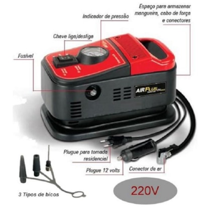 MOTO COMPRESSOR DE AR AIR PLUS  DUO 920.1165-0 - SCHULZ Voltagem:220V