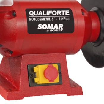 MOTO ESMERIL DE BANCADA QUALIFORTE 8 POL 127v - SOMAR BY SCHULZ 10011021 MOTO ESMERIL DE BANCADA QUALIFORTE 8 POL 127v - SOMAR BY SCHULZ 10011021