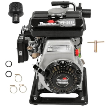 MOTOBOMBA DE ÁGUA AUTO ESCORVANTE GASOLINA 2,5HP - TWP40SSP TOYAMA MOTOBOMBA DE ÁGUA AUTO ESCORVANTE GASOLINA 2,5HP - TWP40SSP TOYAMA