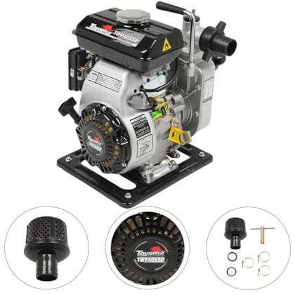 MOTOBOMBA DE ÁGUA AUTO ESCORVANTE GASOLINA 2,5HP - TWP40SSP TOYAMA MOTOBOMBA DE ÁGUA AUTO ESCORVANTE GASOLINA 2,5HP - TWP40SSP TOYAMA