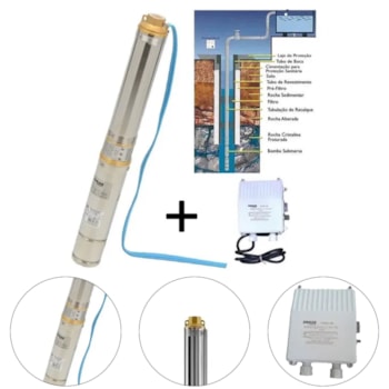 MOTOBOMBA SUBMERSA BMSI 303 3" 21 ESTÁGIOS 1,5CV TIPO CANETA - 16006013 SOMAR MOTOBOMBA SUBMERSA BMSI 303 3" 21 ESTÁGIOS 1,5CV TIPO CANETA - 16006013 SOMAR