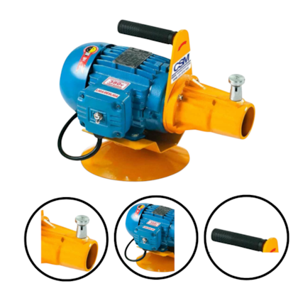 MOTOR DE ACIONAMENTO P/ VIBRADOR DE IMERSAO C/ BASE GIRATORIA 2CV 380V - 71000817 CSM MOTOR DE ACIONAMENTO P/ VIBRADOR DE IMERSAO C/ BASE GIRATORIA 2CV 380V - 71000817 CSM